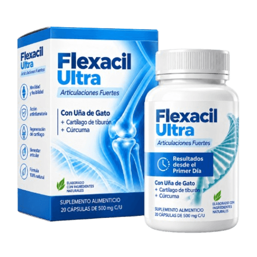Frasco y caja de Flexacil